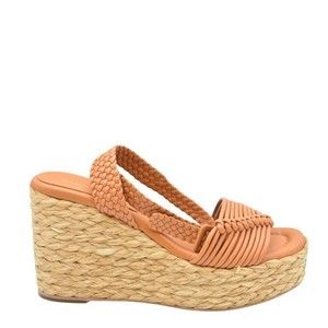 Paloma Barceló Ochre Leather Sandals - NWT